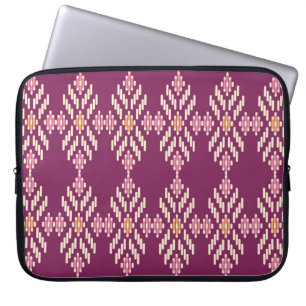 Southeast Asian: Retro Aboriginal Pattern Laptop Sleeve