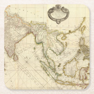 SoutheaSt. India Square Paper Coaster