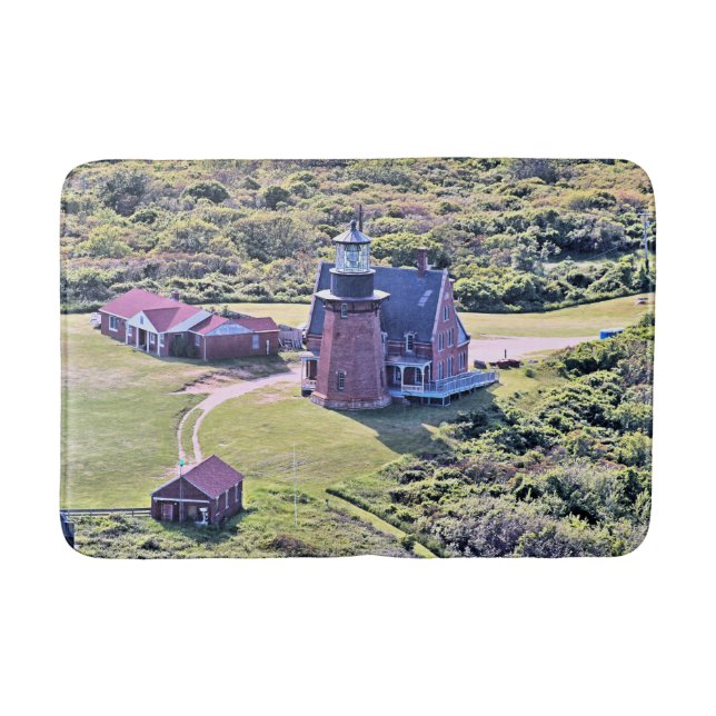 Southeast Lighthouse, Block Island RI Bath Mat (Front)