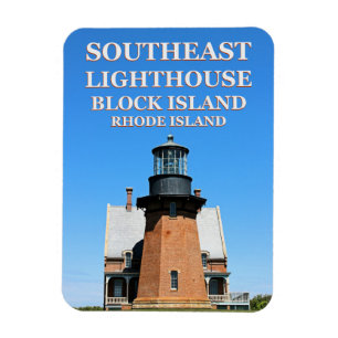 Southeast Lighthouse, Block Island RI Flexi-Magnet Magnet