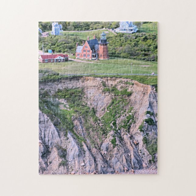 Southeast Lighthouse, Block Island RI Puzzle (Vertical)