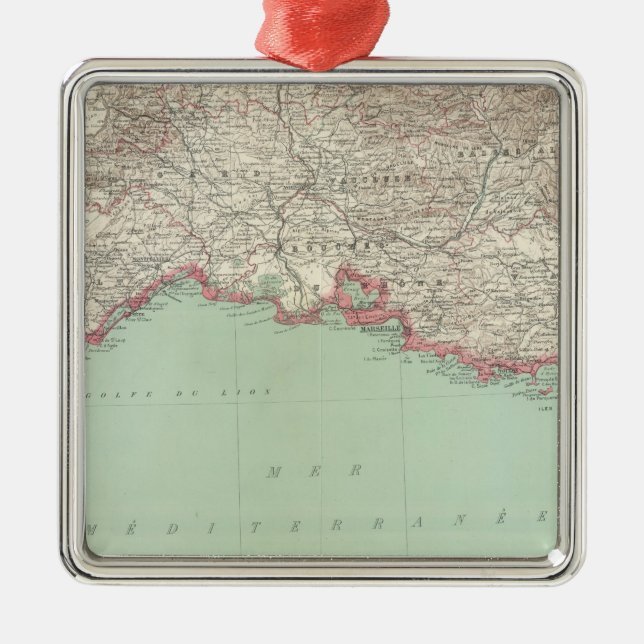 Southeastern France Metal Tree Decoration (Front)