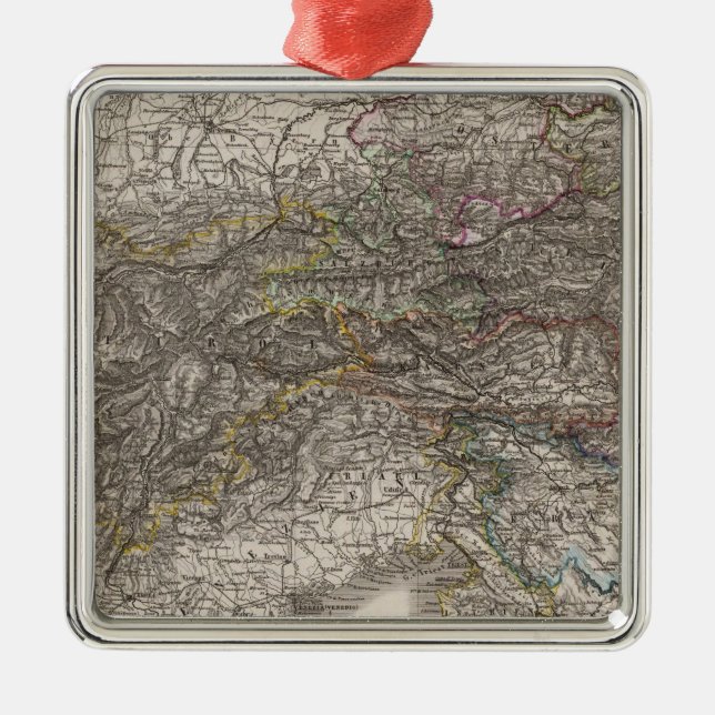 Southeastern Germany Metal Tree Decoration (Front)