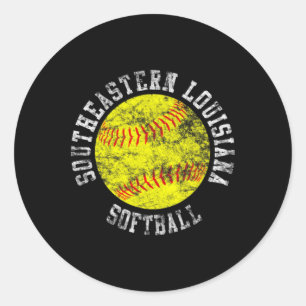 Southeastern Louisiana Softll  Classic Round Sticker