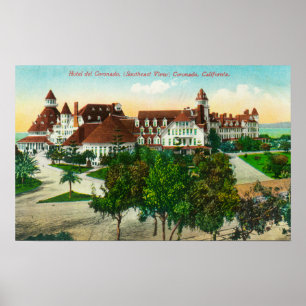 Southeastern View of the Hotel del Coronado Poster