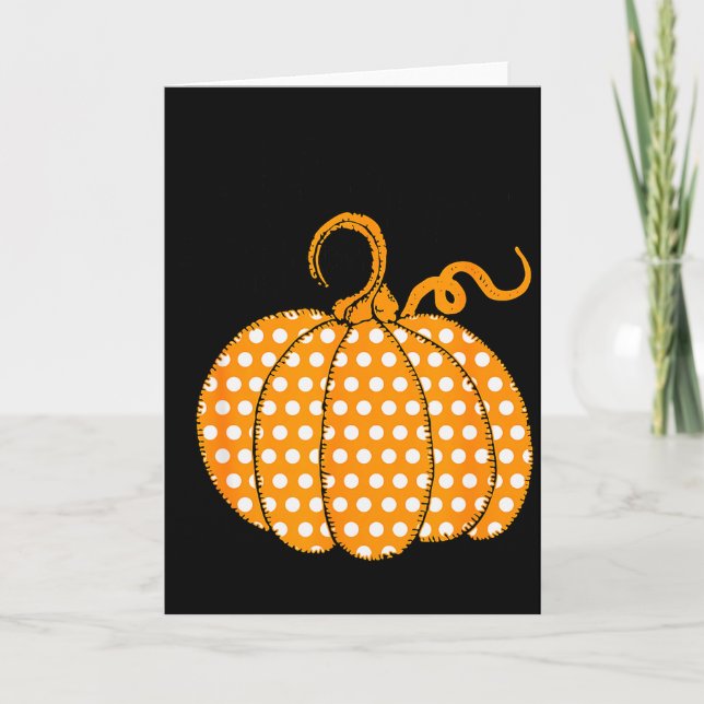 Southern Autumn Happy Fall Yall - Its Fall Lka Dot Card (Front)