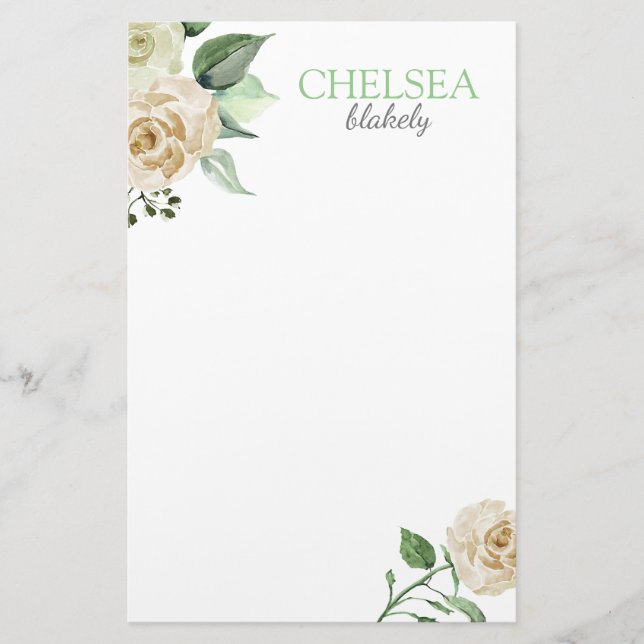 Southern Blooms Stationery (Front)