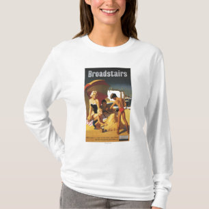 Southern British Railways Family on Beach T-Shirt