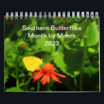 Southern Butterflies Month-By-Month 2023 Calendar<br><div class="desc">Follow butterflies of the Southern U. S. as they emerge each month and learn about them.</div>