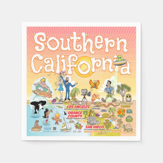 Southern Cal Napkins (Front)
