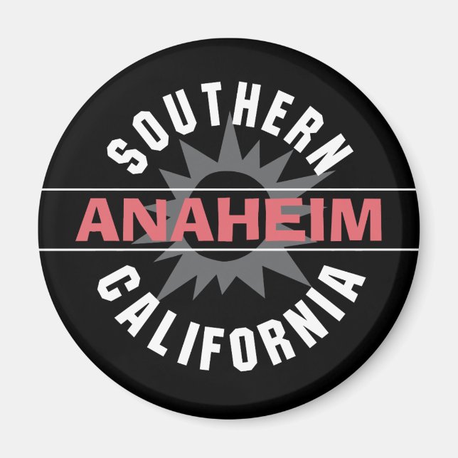 Southern California - Anaheim Magnet (Front)