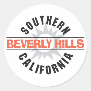 Southern California Beverly Hills Classic Round Sticker