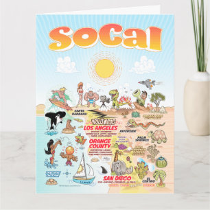 Southern California Blank Card