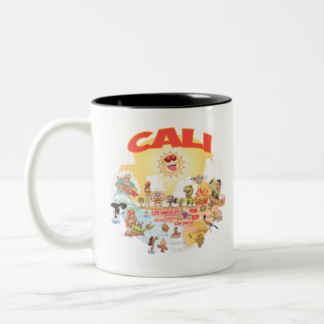Southern California CALI Two-Tone Coffee Mug (Left)