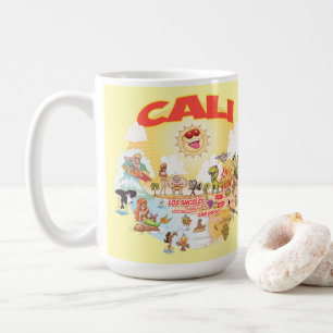 Southern California Cartoon Coffee Mug