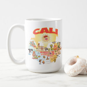 Southern California Cartoon Coffee Mug