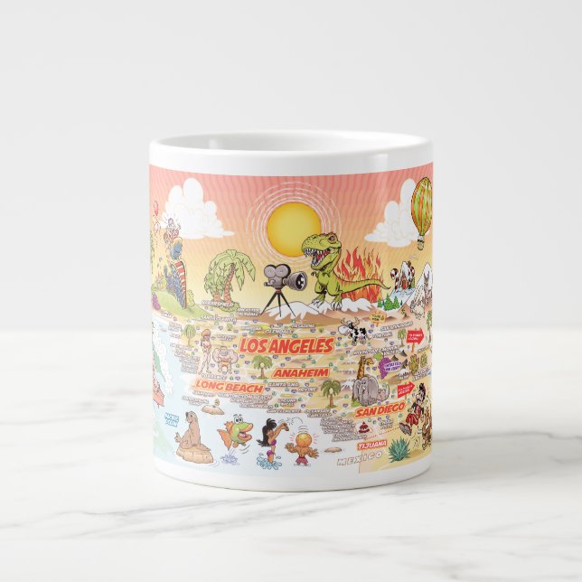 Southern California Jumbo Mug (Front)