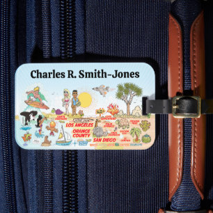 Southern California Luggage Tag