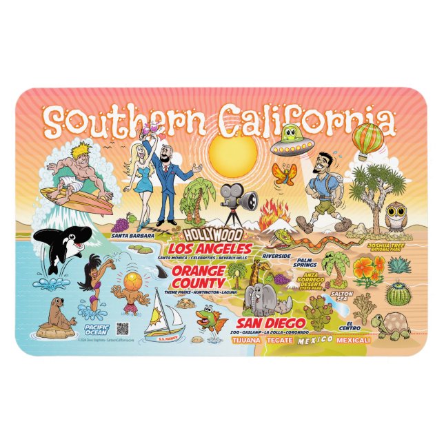Southern California Magnet (Horizontal)