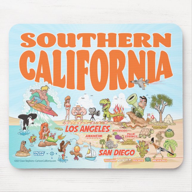 Southern California Mouse Pad (Front)