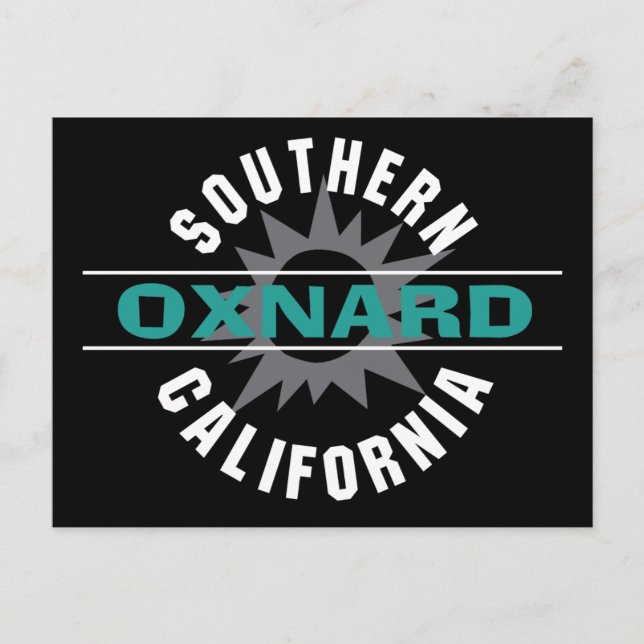 Southern California - Oxnard Postcard (Front)