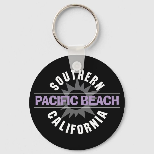 Southern California - Pacific Beach Key Ring (Front)