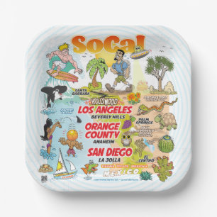Southern California Paper Plate