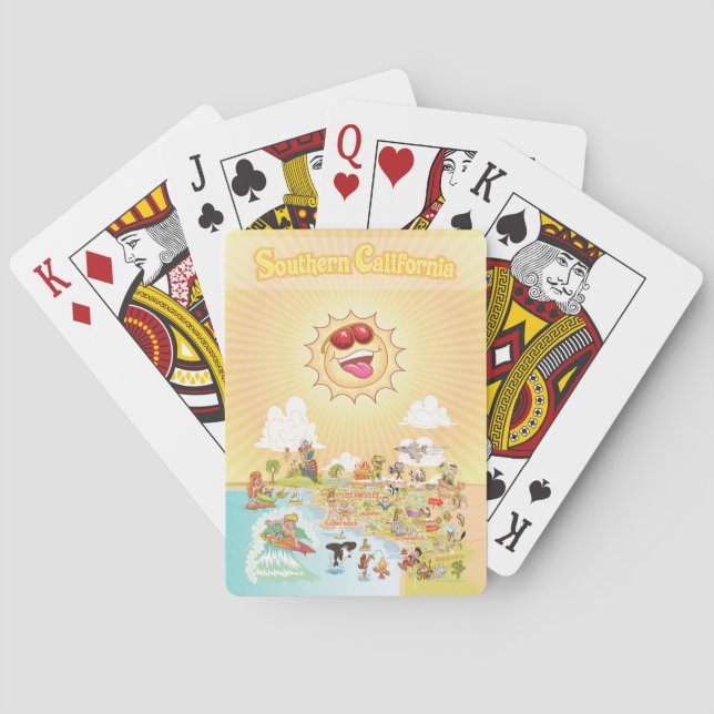 Southern California Playing Cards (Back)