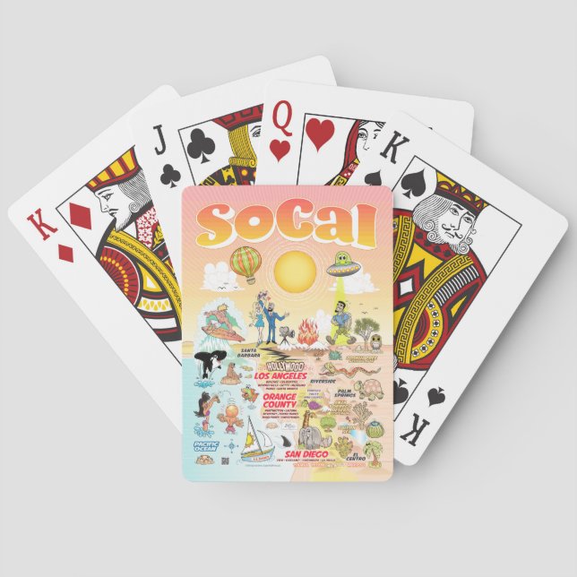 Southern California Playing Cards (Back)