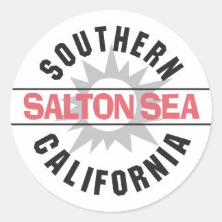 Southern California - Salton Sea Classic Round Sticker