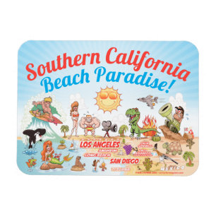 Southern California Souvenir Magnet