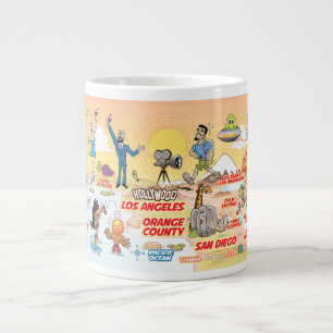 Southern California Sunset Large Coffee Mug