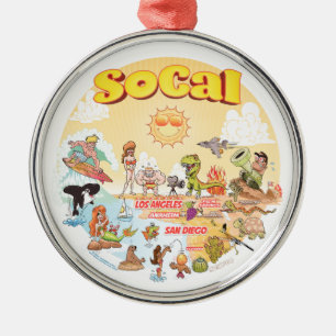 Southern California Sunset Ornament