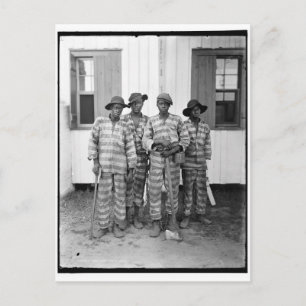 Southern chain gang 1900-1906 postcard