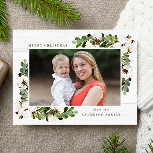 Southern Charm Holiday Photo Postcard