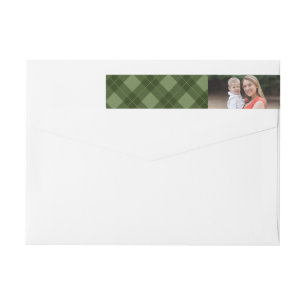 Southern Charm Holiday Photo Wrap Around Label