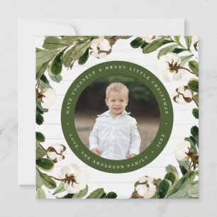 Southern Charm Square Holiday Photo Card