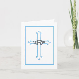Southern Cross Christian Notecard & Invite- Blue