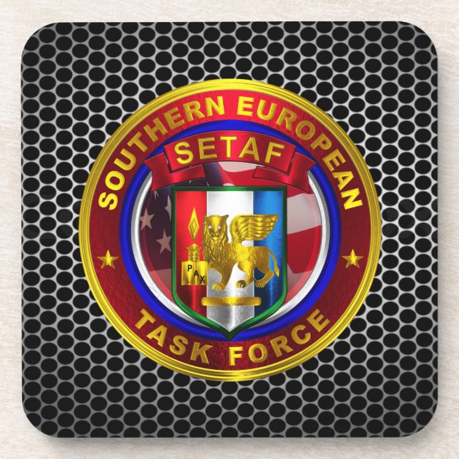 Southern European Task Force (SETAF) Coaster (Front)