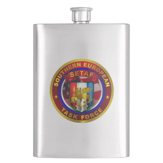 Southern European Task Force (SETAF) Hip Flask (Front)