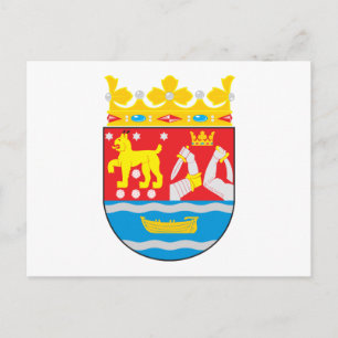 Southern Finland Coat of Arms Postcard