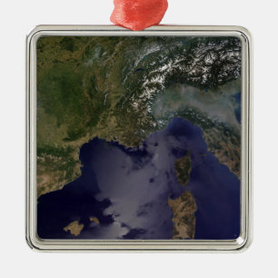 Southern France and Northern Italy Metal Ornament