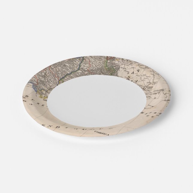 Southern France Paper Plate (Angled)
