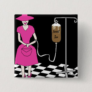 Southern Gal's Sweet Tea IV Button