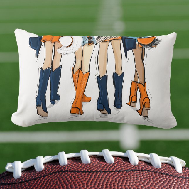 Southern Game Day Tailgate Four Stylish Ladies Lumbar Cushion (Creator Uploaded)