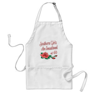 Southern Girl 60th Birthday Rose Collection Standard Apron