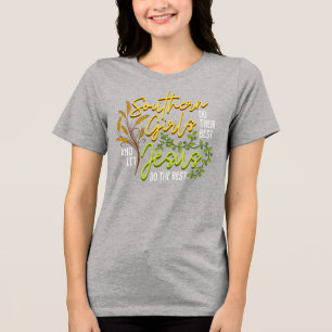 Southern Girls Let Jesus Do The Rest (Grey) Tri-Blend Shirt