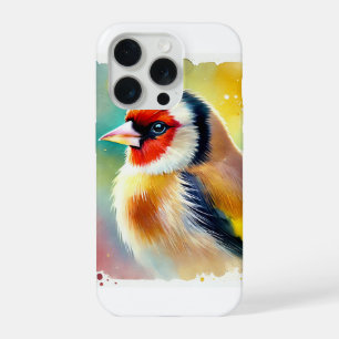 Southern Goldfinch 020824AREF121 - Watercolor iPhone 15 Pro Case