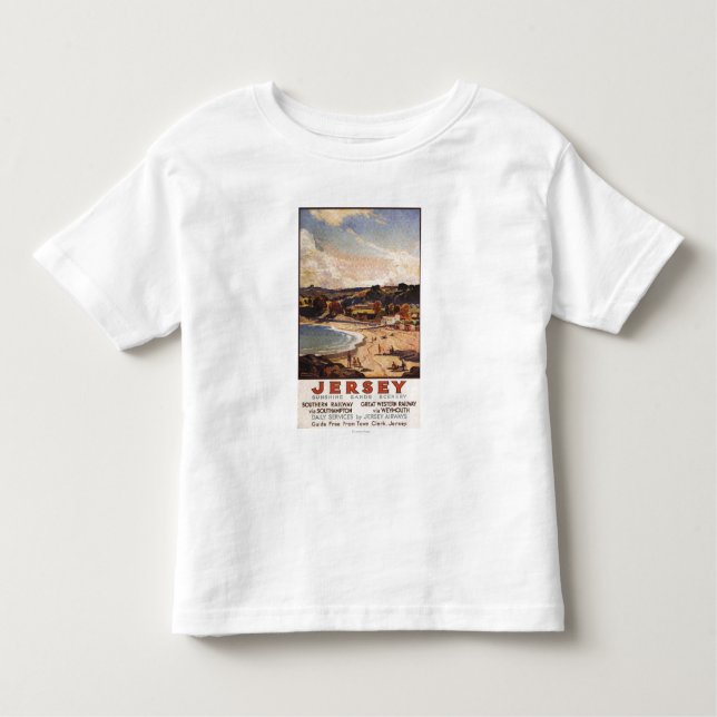 Southern/Great Western Railway Beach Scene Toddler T-Shirt (Front)
