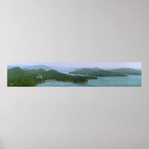 Southern Gulf Islands as seen from Mount Galiano Poster